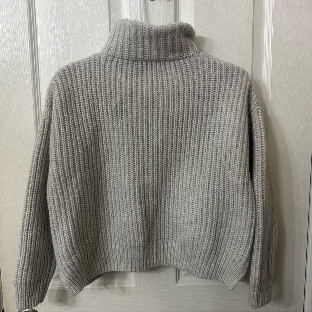 Madewell Pointelle Half-Zip Pullover Sweater, xxs - Picture 4 of 6